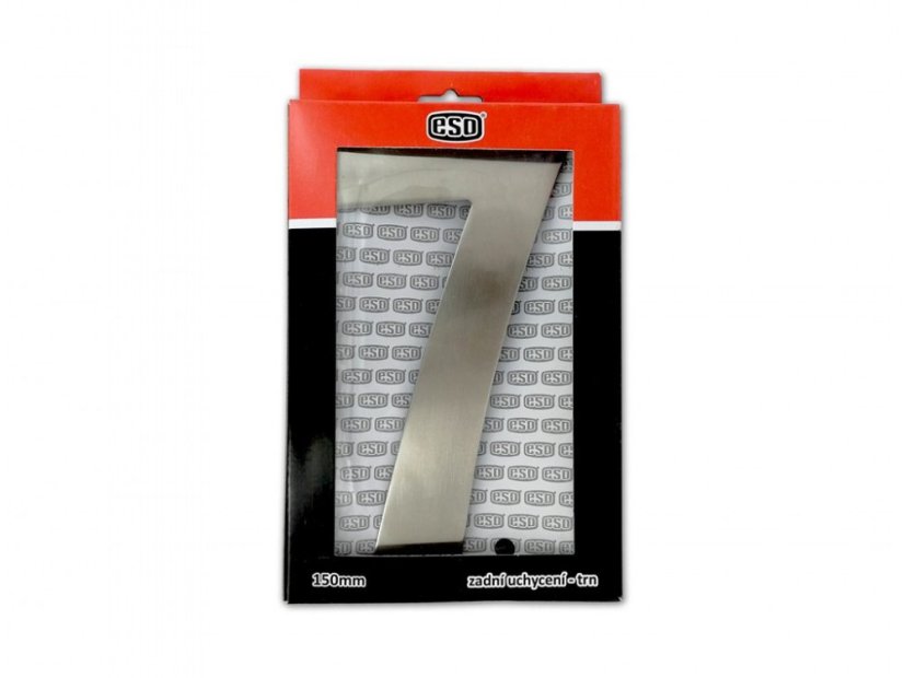 Číslice "7" fasádní 150mm NEREZ