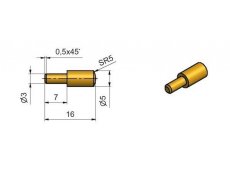 Čípková podpera 5/3 Ms TKZ č.8160000A