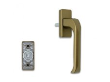 Klika okenní hliníková 7/35 BRONZ F4