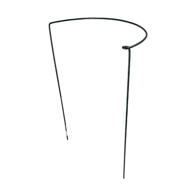 Kruhová podpěra pro rostliny, 1/2 kruhu, průměr 40 cm / výška 55 cm