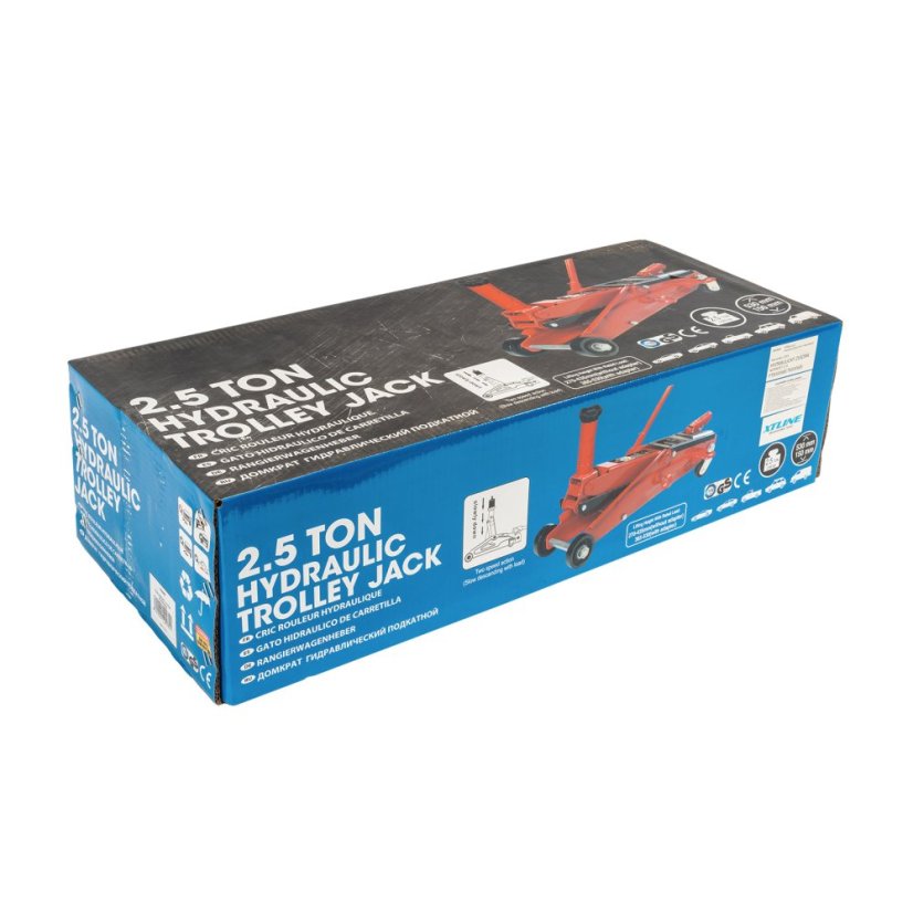 XTLINE Hydraulický zvedák pojízdný | 2,5 t