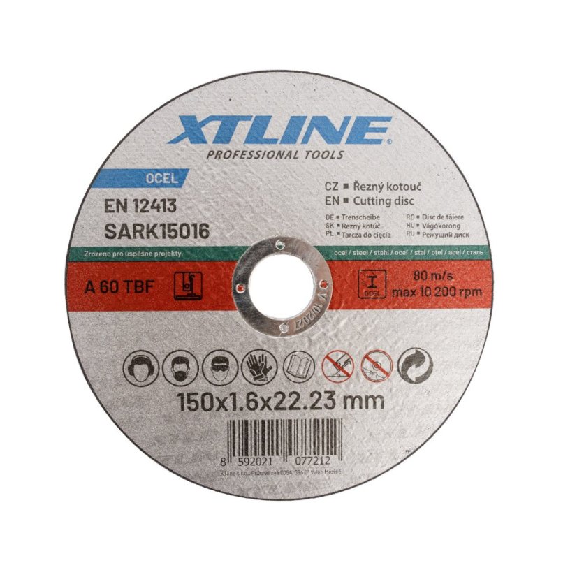 XTLINE Kotouč řezný na ocel | 150x2,0x22,2 mm