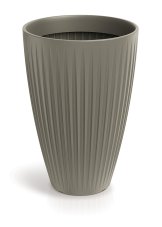 Květináč LATIA ROUND HIGH 40 cm - barva: mocca