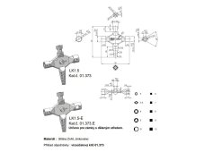 LK1.5.E 01.373.E klíč víceúčelový Slitina ZNAl (6-7)