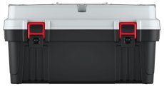 Kufr na náradí s kov. držadlem OPTIMA 586x296x305 mm - barva: šedá