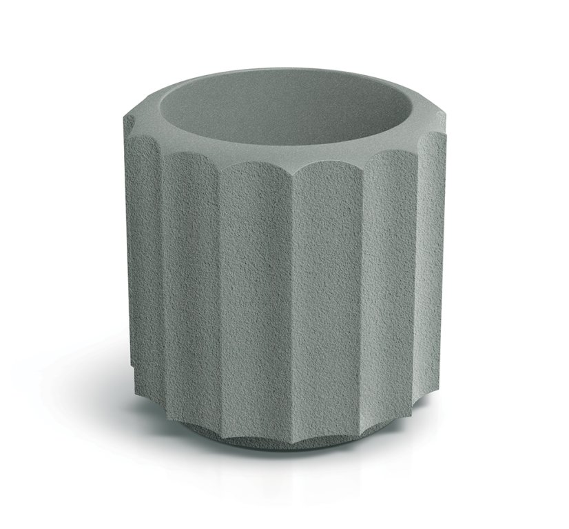 Květináč RONA LINE 38 cm - barva: betonová šedá