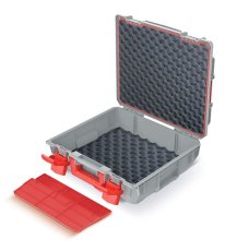 Kufr na nářadí s pěn. vycpávkou C BLOCK PRO 45x38x13,5 cm - barva: chladná šedá