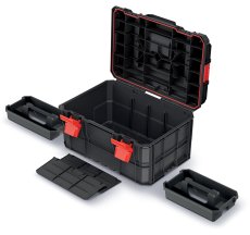 Kufr na náradí X BLOCK PRO 546x380x307 mm - barva: černá