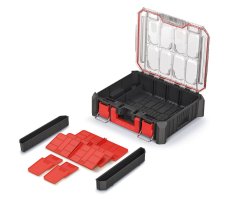 Organizér C BLOCK BRIDGE s přepážkami 44,5x36,8x12,2 cm - barva: černá