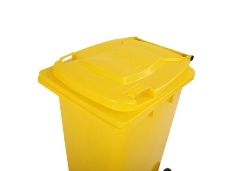 Popelnice C24Y 240L žlutá s kolečky