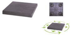 Pojízdná podložka MOBILE PLATFORM SQUARE 39 cm - barva: terakota