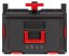 Kufr na nářadí s transp. kolečky X BLOCK PRO 546x380x510 mm - barva: černá