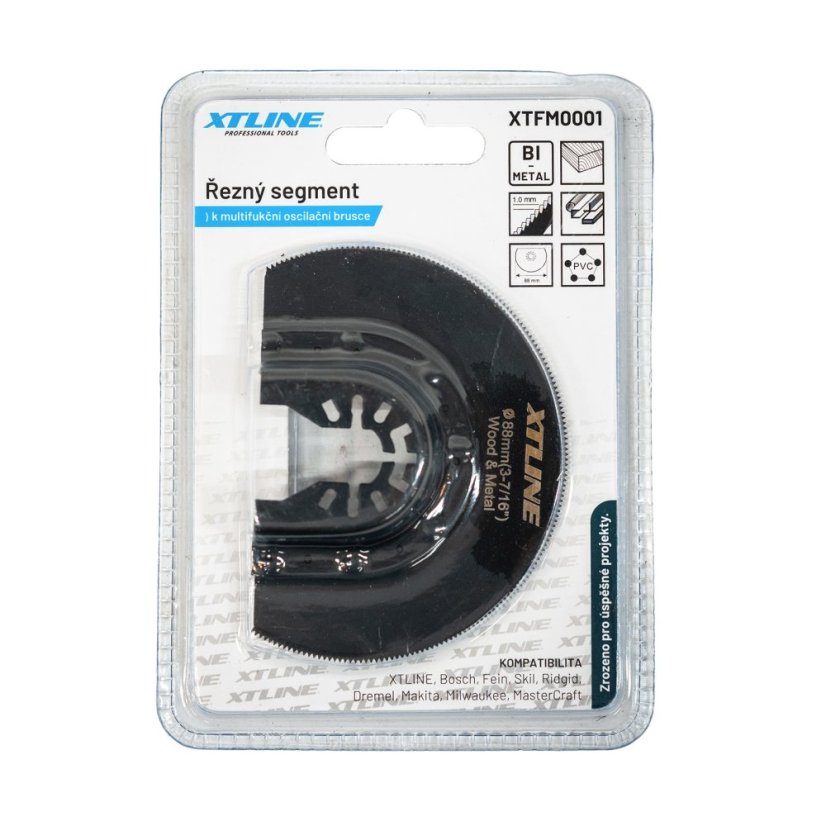 XTLINE Řezný segment Bimetal | 88 mm