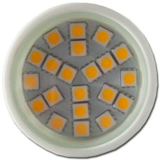 LED žárovka GU10 21xSMD 4.5W 4000-4500K - čistá bílá