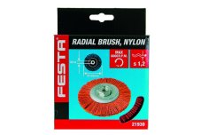 Kartáč rotační radiální FESTA nylon 125mm M14