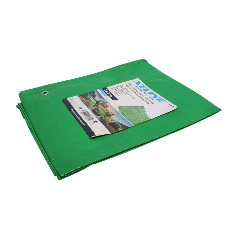 XTLINE Zakrývací plachta zesílená PE s oky 130g/m2 | 10x15 m