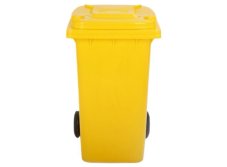 Popelnice C24Y 240L žlutá s kolečky