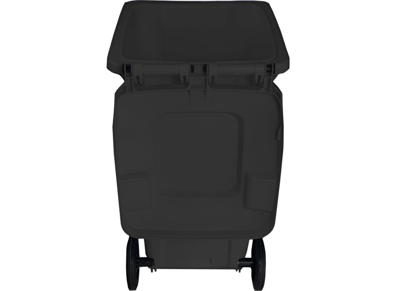 Popelnice D240B 240L černá s kolečky