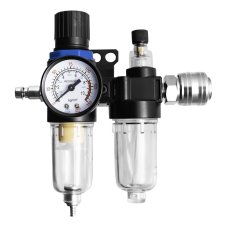 RICHMANN Regulátor tlaku s manometrem + odlučovač + primazávač | 1/4", 0-8 bar