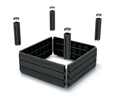 Vyvýšený záhon BASE PLANT 61,8 cm - barva: antracit