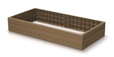 Vyvýšený záhon BASE WOODY 149,2 cm - barva: naturo