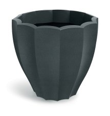 Květináč RONA ROUND 80 cm - barva: grafit