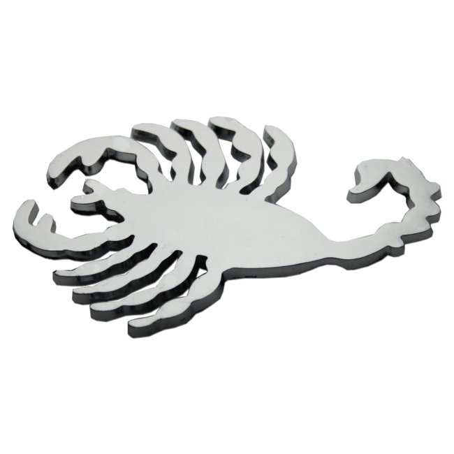 Auto logo samolepka 3D štír Auto logo samolepka 3D štír