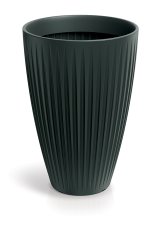 Květináč LATIA ROUND HIGH 40 cm - barva: antracit