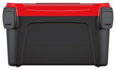 Kufr na náradí SMART 380x234x225 mm - barva: černá  s červeným víkem