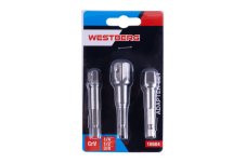 Sada adaptéru  WESTBERG z šestihranu 1/4" na hlavice 1/4", 3/8", 1/2"