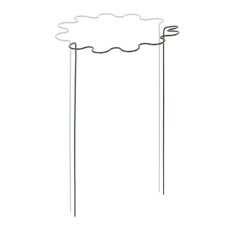 Kruhová podpěra pro rostliny, 1/2 kruhu, průměr 40 cm / výška 70 cm