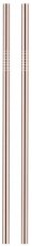 Brčko rovné 21,5cm prumer 8mm Ružove zlaté