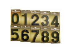 Číslice "1" fasádní NT6 152mm černá-mat