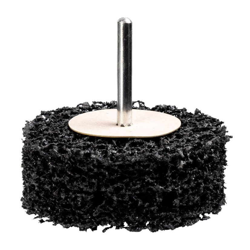 RICHMANN Kotouč nylonový čistící na stopce | 100x13 mm, stopka 5,5 mm