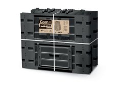 Kompostér EVOGREEN VARIO bez balení 1050 l - barva: černá