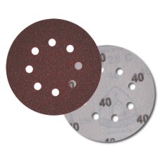 KLINGSPOR Brusný výsek na suchý zip BOSCH PL 28 CK | 115 mm zr. 80, GLS5
