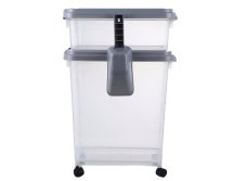 Sada box na krmivo s lopatkou - 30L