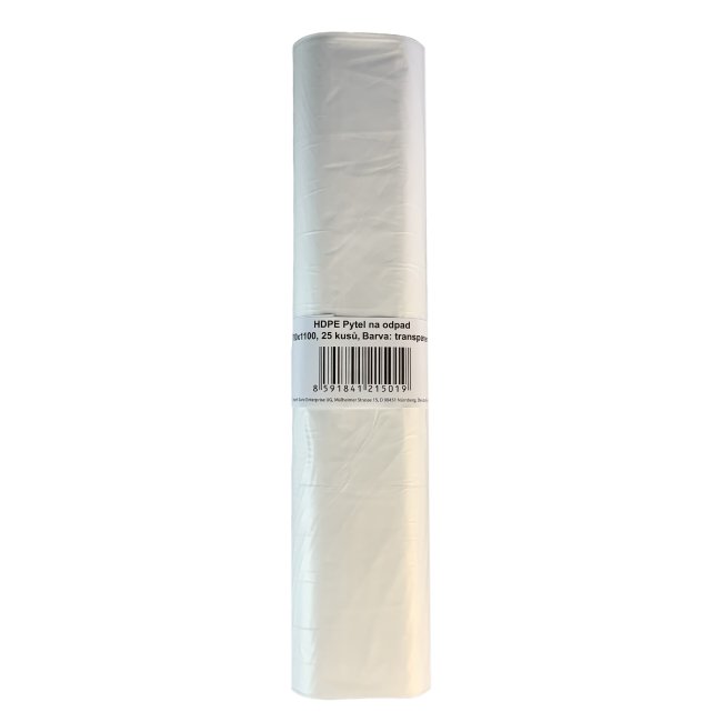 Pytle na odpad čiré 120L - 70 x 110 cm - 25ks (40mic)