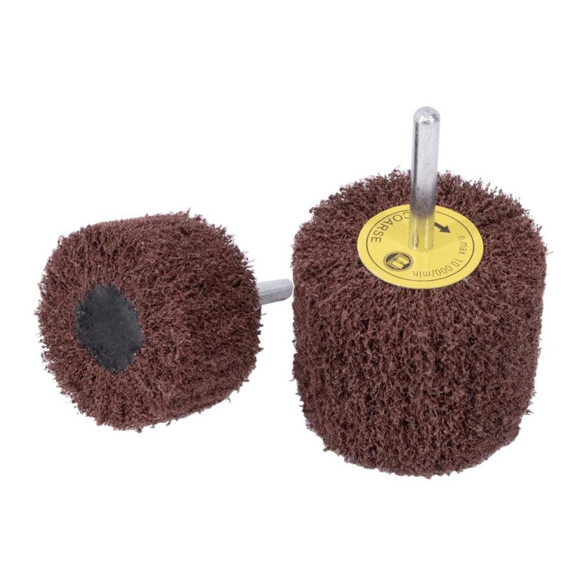 ABRASIVES Kotouč brusný vliesový na stopce | 80x50x6 mm, zr. 80, coarse ABRASIVES Kotouč brusný vliesový na stopce | 80x50x6 mm, zr. 80, coarse