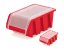 Plastový úložný box uzavíratelný TRUCK PLUS 195x120x90 mm - barva: červená