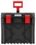 Kufr na nářadí s transp. kolečky X BLOCK PRO 546x380x510 mm - barva: černá