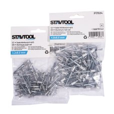 STAVTOOL Sada hlinikových nýtů | 4,8x12,7 mm (1bal/50ks)