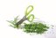 Nůžky na bylinky HERBS CUT  tři ostří 13 cm - barva: bílá/limetka