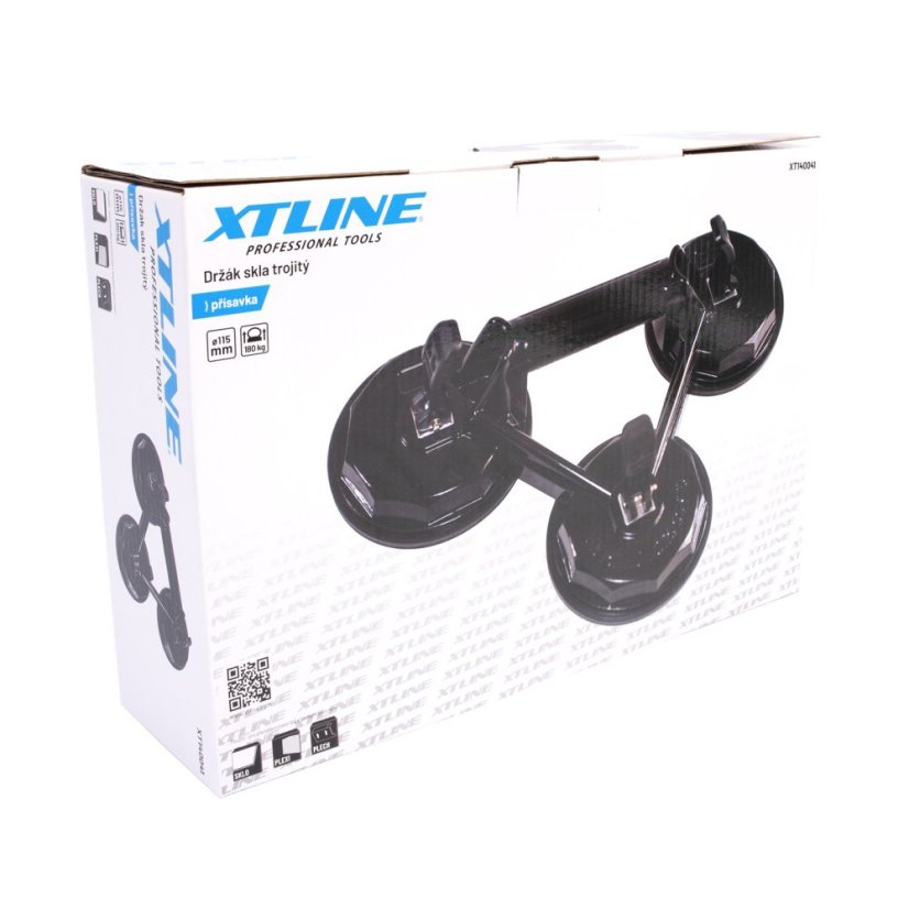 XTLINE Držák skla (přísavka) trojitý do 180 kg