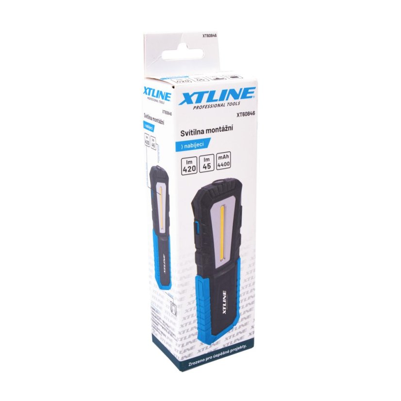 XTLINE Svítilna montážní nabíjecí | 420 lm, 4 400 mAh