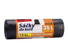 LDPE sáčky do koše 35L - 50 x 60 cm - 15ks Extra silné