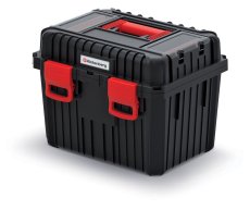 Kufr na náradí HEAVY černý 445x360x337 mm (prihrádky ve víku) - barva: černá