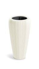 Květináč OROBO 39,5 cm - barva: bílá čokoláda