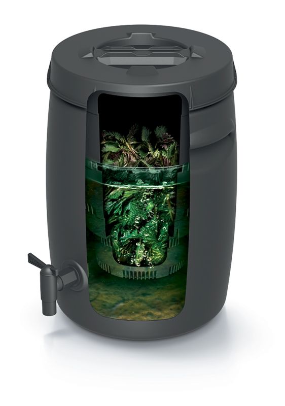 Mini kompostovací nádoba COMBIOLIQ 25l - barva: černá