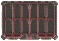 Organizér X BLOCK BRIDGE s přepážkami 543x368x122 mm - barva: černá